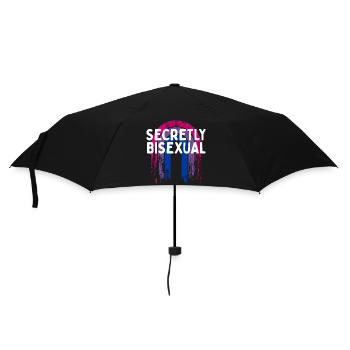 Secrètement bisexuel Bi Introverti Bi Pride - Parapluie standard - noir - Devant