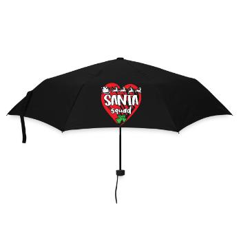 Santa Squad Merry Christmas - Umbrella (small) - black - Front