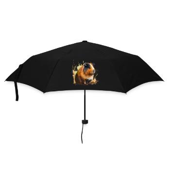Cochon d’Inde Piggy - Parapluie standard - noir - Devant