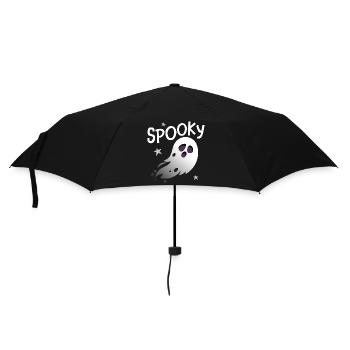Fantôme effrayant Halloween - Parapluie standard - noir - Devant