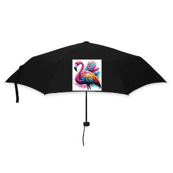 Pink Flamingo - Umbrella (small) - black - Front