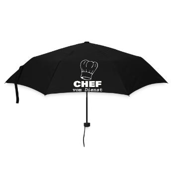 CHIEF ON DUTY - Umbrella (small) - black - Front