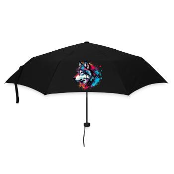 Wolf - Umbrella (small) - black - Front