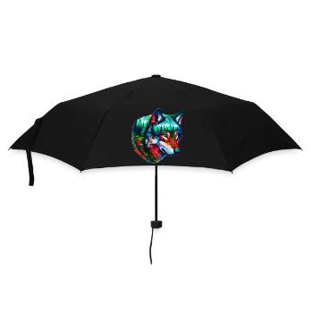 Loup - Parapluie standard - noir - Devant