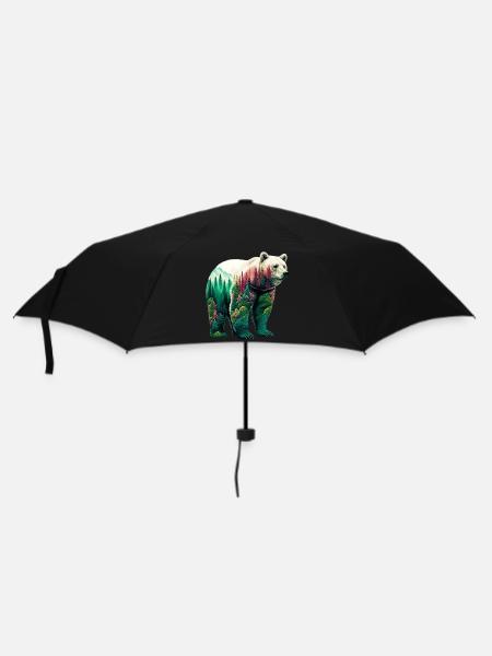 Bear - Umbrella (small) - black