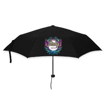 Italy 2025 Team - Umbrella (small) - black - Front