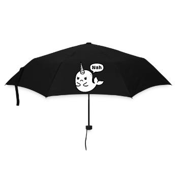 Interdiction de chasse à la baleine - Parapluie standard - noir - Devant