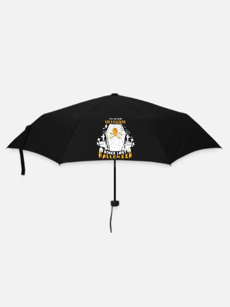 Halloween-Fan seit letztem Halloween - Regenschirm (klein) - Schwarz