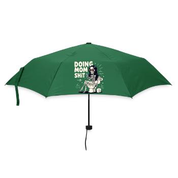 Faire des conneries de maman Drôle de fête des mères Faire des conneries de maman - Parapluie standard - vert bouteille - Devant