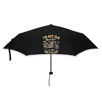 Oldtimer Baujahr 1966 Geboren Jahrgang Geburtstag - Regenschirm (klein) - Schwarz - Vorne