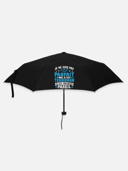 I'm not perfect but I'm a Tennis player - Umbrella (small) - black