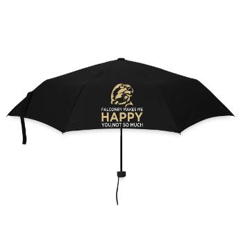 Falconry Falconer Falconer Falconer Falconry Bird of Prey - Umbrella (small) - black - Front