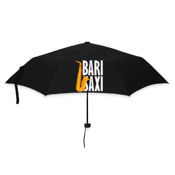 Bari Saxi Saxophoniste Jazz - Parapluie standard - noir - Devant