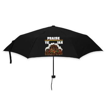 Louons à Jah Rasta - Parapluie standard - noir - Devant