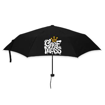 Chef Moss - Regenschirm (klein) - Schwarz - Vorne