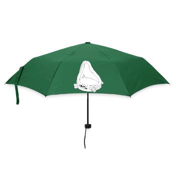 Duchamp Fountain Urinal Art Funny Line Sketch - Umbrella (small) - bottlegreen - Front