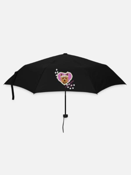 Resting B!tch Face Yorksire Terrier - Umbrella (small) - black