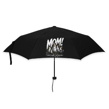 Mom! Funny Seagulls Streetwear Style - Umbrella (small) - black - Front