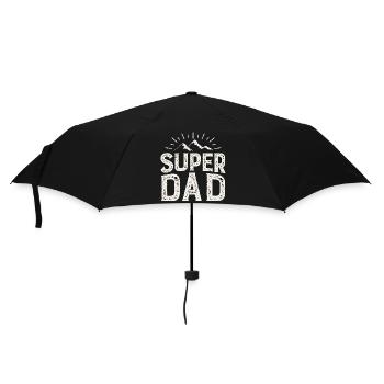 Super Dad Mountain Adventure - Umbrella (small) - black - Front