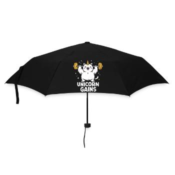 Licorne de culturisme pour la forme - Parapluie standard - noir - Devant