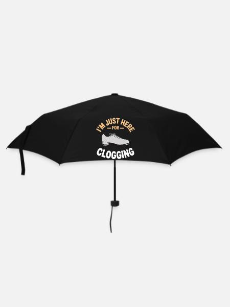 Clogging Dance Clogger Stepptanz Geschenk - Regenschirm (klein) - Schwarz