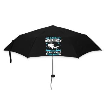 Plongeur drôle de plongeur sous-marine - Parapluie standard - noir - Devant