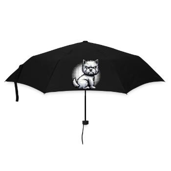 Propriétaire de Westie Westie Terrier des Highlands - Parapluie standard - noir - Devant