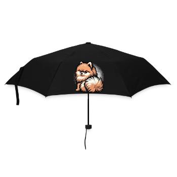 Pomeranian Pomeranian Pomeranian Spitz Dog Miniature Spitz Holder - Umbrella (small) - black - Front