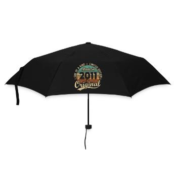 Vintage Rétro Cadeau D’anniversaire 2011 Vintage - Parapluie standard - noir - Devant