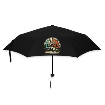 Juin 1971, 52 Ans Anniversaire Hommes femmes - Parapluie standard - noir - Devant