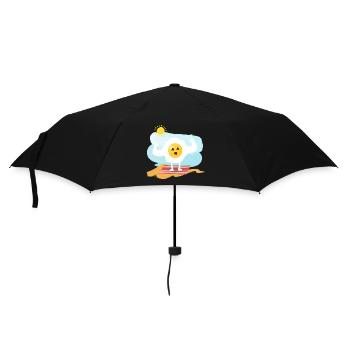 Egg (muscles, beach) - Umbrella (small) - black - Front