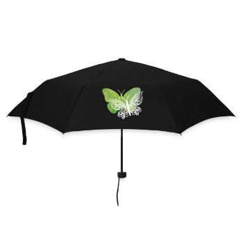 I love butterfly - Umbrella (small) - black - Front