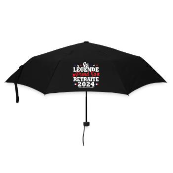 La Légende Prend Sa Retraite 2024 - Parapluie standard - noir - Devant