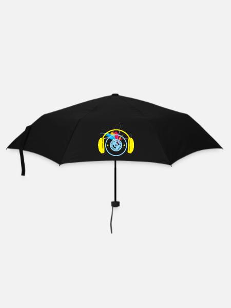 Colorful headphones - Umbrella (small) - black