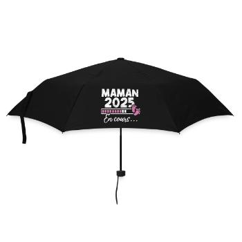 Maman 2025 En Cours - Parapluie standard - noir - Devant