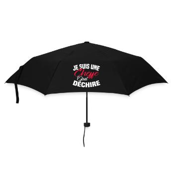 Je suis un cheffe qui déchire - Parapluie standard - noir - Devant