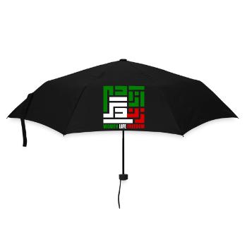 Women life freedom - Parapluie standard - noir - Devant