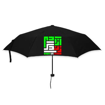 Women life freedom - Regenschirm (klein) - Schwarz - Vorne