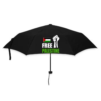 Free palestine - Umbrella (small) - black - Front