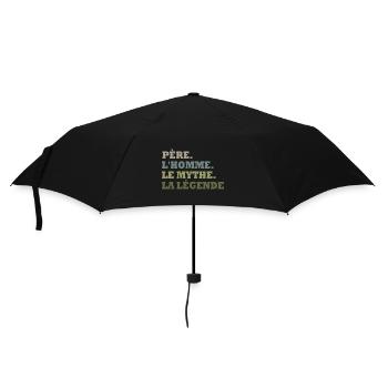 Cadeau pour Père l'homme, le mythe, la légende. - Parapluie standard - noir - Devant
