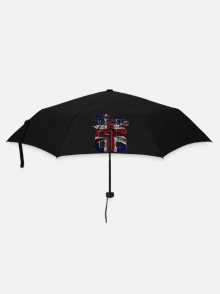 60TH BIRTHDAY UK VINTAGE 1966 - Umbrella (small) - black
