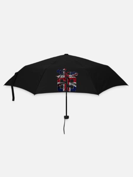 57. GEBURTSTAG UK VINTAGE 1969 - Regenschirm (klein) - Schwarz