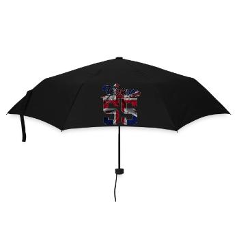 71E ANNIVERSAIRE AU ROYAUME-UNI MILLÉSIME 1955 - Parapluie standard - noir - Devant