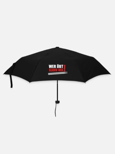 Who practices can't do anything - Umbrella (small) - black