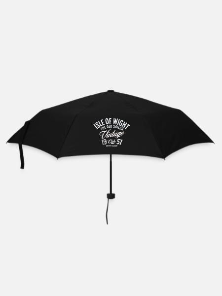 Isle of Wight old sailor vintage club - Umbrella (small) - black