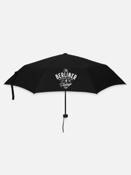 Der Berliner Vintage-Club - Regenschirm (klein) - Schwarz