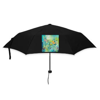 Blossom Bliss - Umbrella (small) - black - Front
