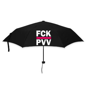 Fck pvv - Parapluie standard - noir - Devant