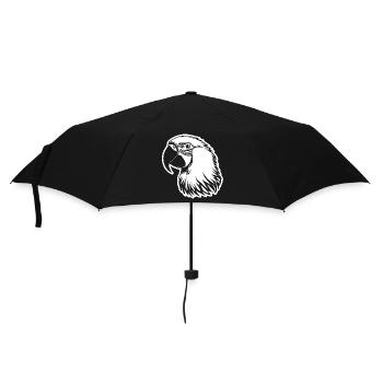 Perroquet oiseau - Parapluie standard - noir - Devant