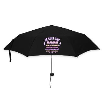 Maman aide-soignante, cadeau fête des mères, santé - Parapluie standard - noir - Devant